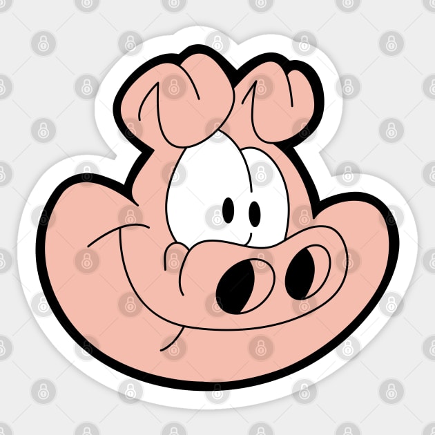 Orson pig Sticker by Just a girl 23